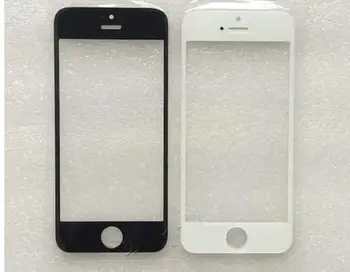 

For iPhone 4 4G 4s Glass Lens Outer Screen Front Glass Cover Digitizer Cover Replacement Black and White