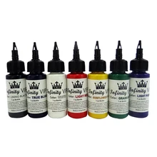 OuxinLi 7 Профессиональные татуировки чернила 1 унции 30 мл/бутылка краски боди-арт тату костюмы поставки 7 цветов