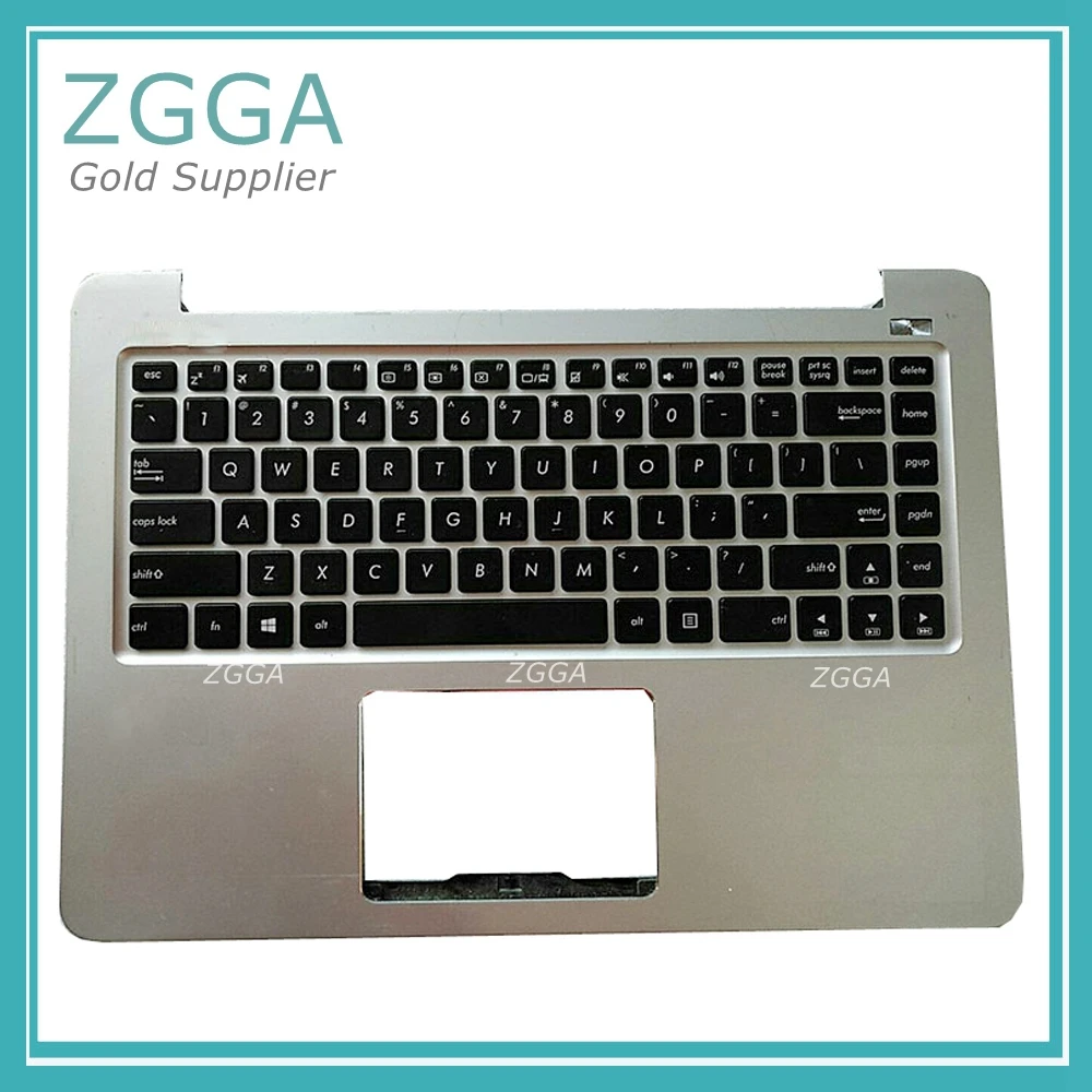 Подлинная для ASUS K401 A401 K401L K401LB Упор для рук на ноутбук клавиатура ободок верхний чехол в виде ракушки