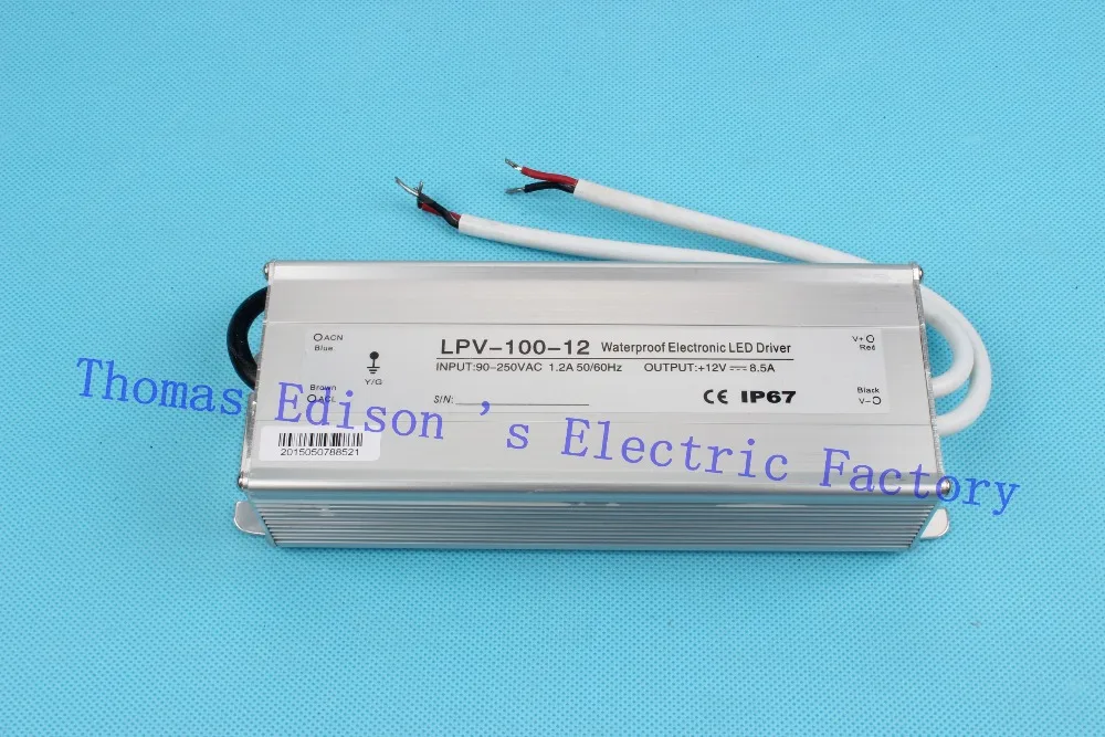 

DIANQI waterproof power supply 100w 12v 12V ac dc converter WATERPROOF ELECTRONIC LED DRIVER water proof