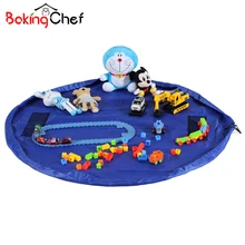 BAKINGCHEF Children Toys Storage Bag Kids Drawstring Play Mats Floor Rug Camping Organizer Carpet Bags Accessories