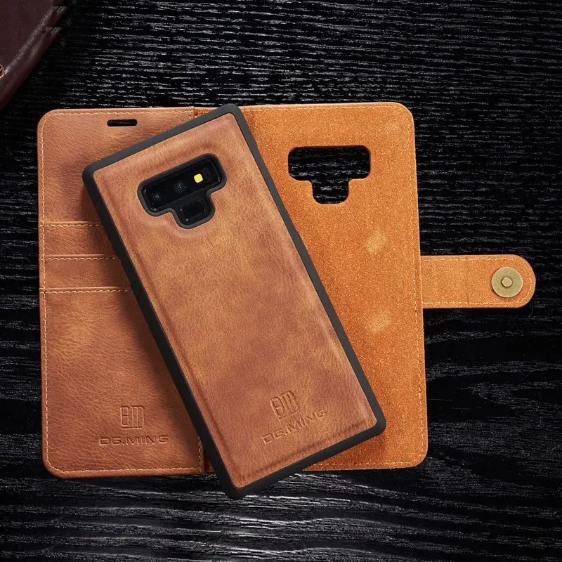 

Luxury 2 In 1 360 Case For Samsung Note 9 Cover Leather Detachable Wallet Flip Magnet Phone Case For Samsung Galaxy Note 9 Funda