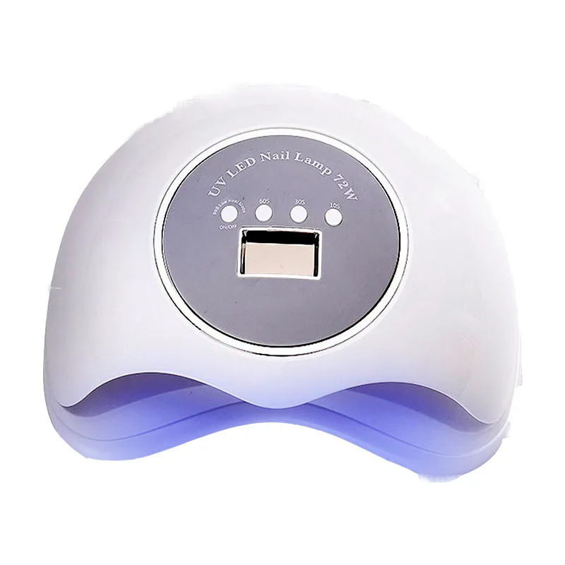 

SUN 72W UV LED Lamp Nail Dryer Gel Polish Curing Double Light LCD display Manicure Auto Sensing Machine 36 LEDS 10s/30s/60s Time