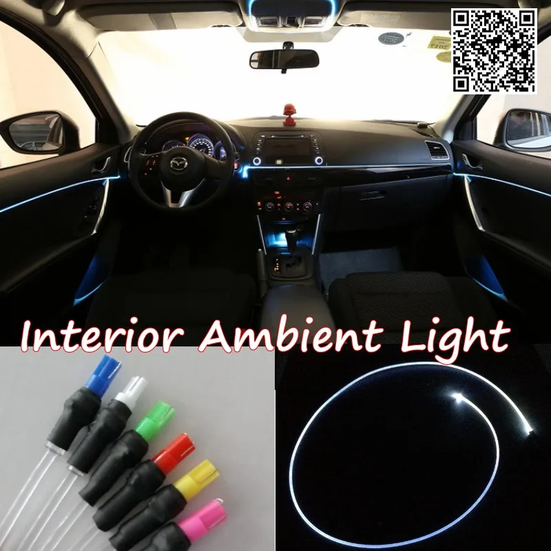 

For Hyundai i20 PB GB 2008-2014 Car Interior Ambient Light Panel illumination For Car Inside Cool Light Optic Fiber Band