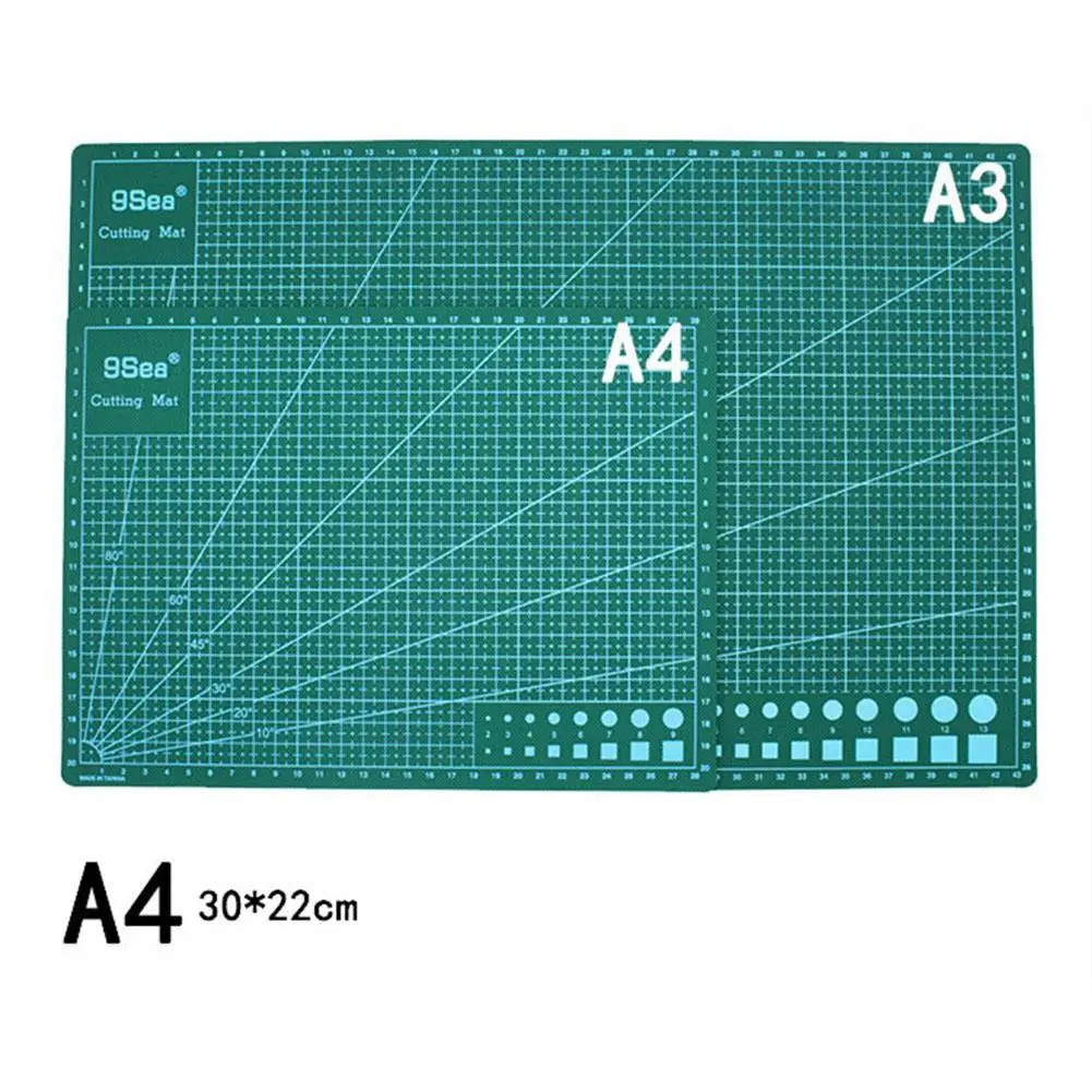30*22 см коврики для резки A4 сетка двухсторонняя пластина Дизайн гравировка модель опосредованная нож резки картона школьные офисные
