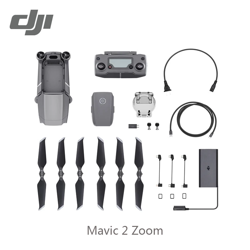 Mavic 2 Zoom DJI Mavic 2 Pro/Mavic2 Zoom/Smart control ler/комплект аксессуаров Hasselblad камера 4K HDR видео 8 км пульт дистанционного управления 31 мин Время полета - Цвет: Mavic 2 Zoom