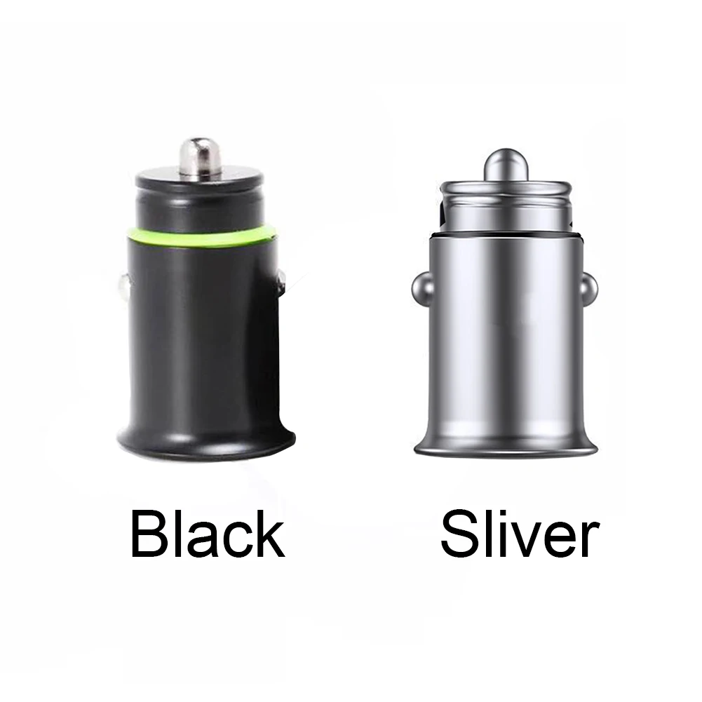 4.8A Tablet Vehicle Mini Auto Accessories Fast Metal Universal Quick Charge Car Charger Portable Multifunctional Dual USB | Автомобили и