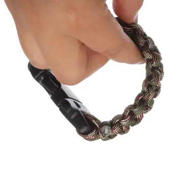 

Military Survival Bracelet Buckle with Whistle Outdoor Camping Kit Tool MSD-ING