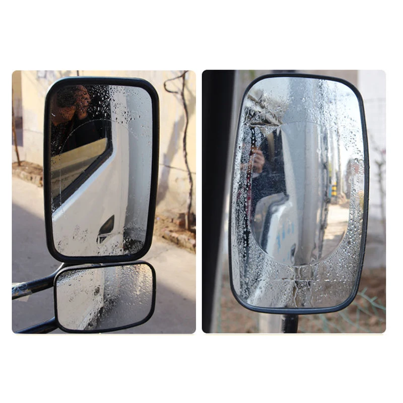 

2PCS Car Rear View Mirror Protective Film Clear Rainproof Motorcycle Waterproof Film Side Window Truck Glass Film Big Size