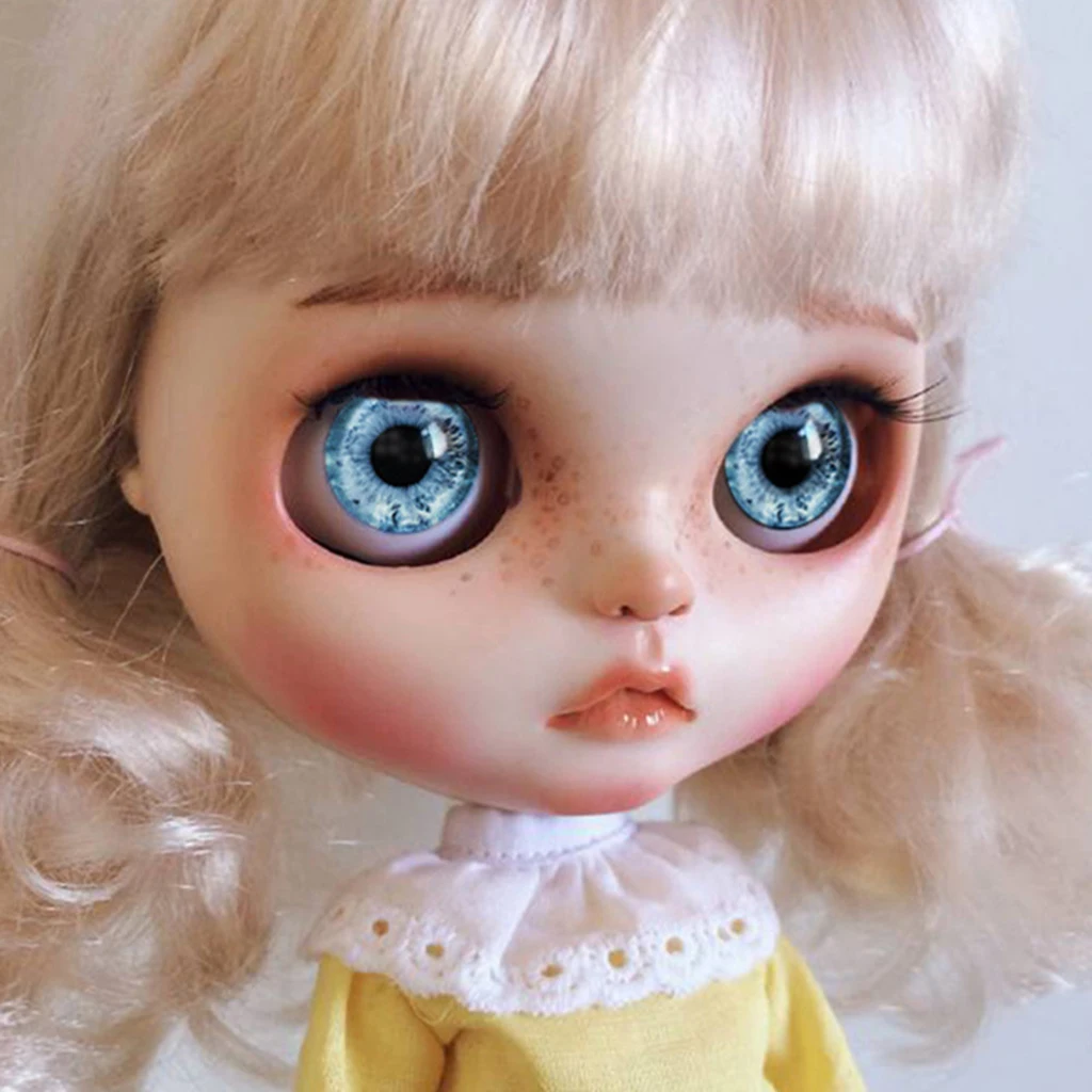 9 Sheets Doll Eyes Chips Pattern for Blythe Dolls DIY Making Accessory J-R