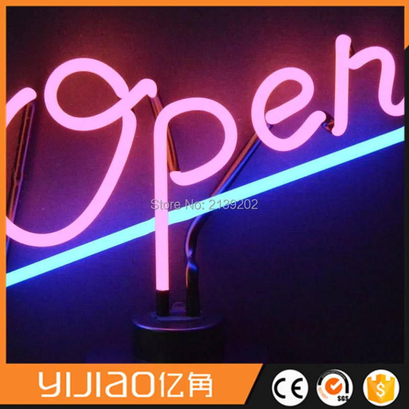 Custom Neon Glass sign art to be wall hung|art neon sign|art wallart