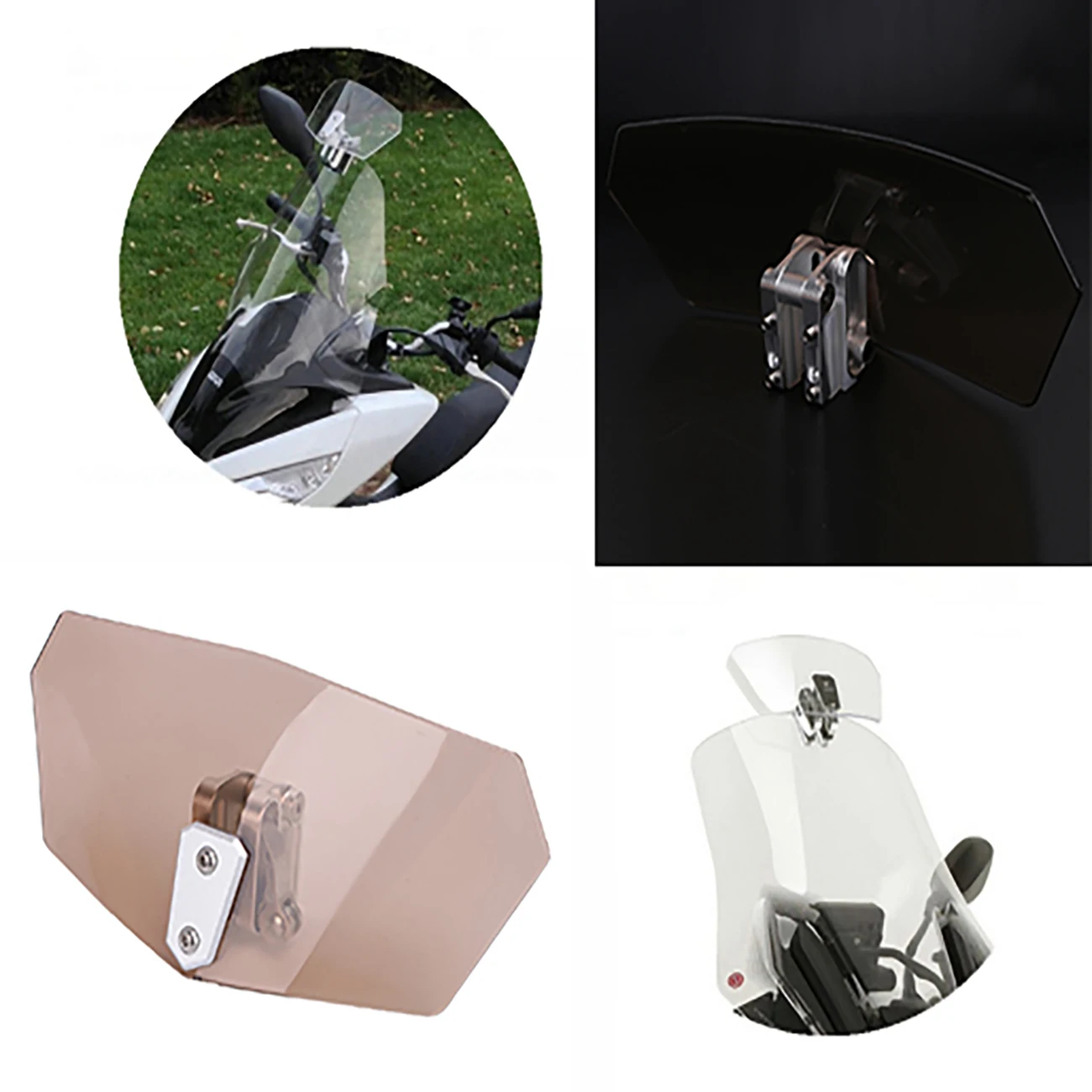 Universal Adjustable Clip On Windshield Extension Spoiler Wind