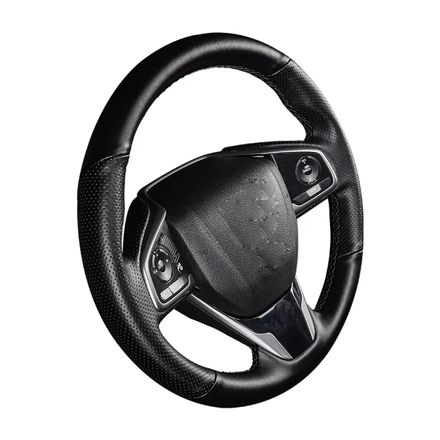 Buy Kust Top Layer Leather Car Steering Wheel Cover