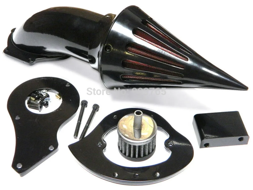 Спайк Комплект воздухоочиститель черный для Honda Shadow Впускной фильтр VT600C 1999-2007 Steed VLX VT 600 Delux 1999-2009 CRUISER