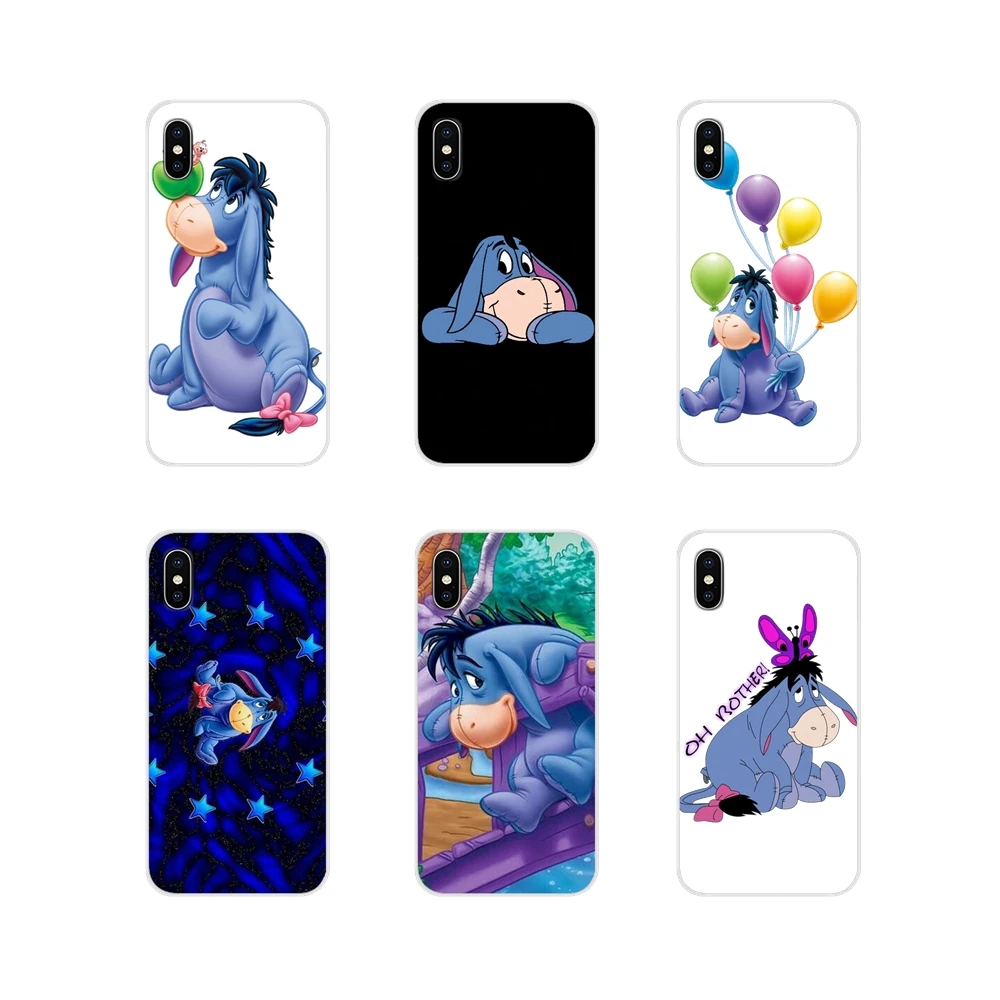 

cartoon donkey art Eeyore Cell Phone Shell Cover For Huawei G7 G8 P7 P8 P9 P10 P20 P30 Lite Mini Pro P Smart Plus 2017 2018 2019