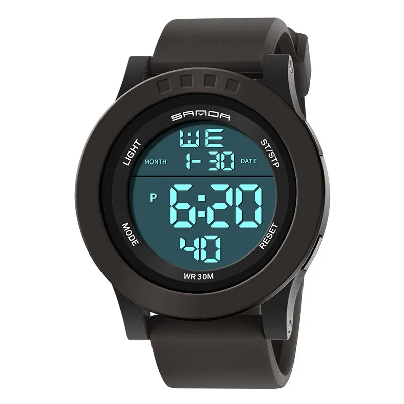 

Men's Watch Waterproof Personality Large Dial Electronic Watch Men and Women Students Trend Sports Multi-function Watch