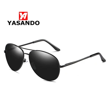 

Polarized Sunglasses Men Women New 2019 YASANDO Glasses Alloy Frame Male Pilot Classic Pilot Driving Eyewear GS103