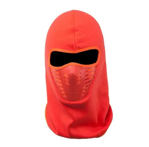Пыленепроницаемая маска для лица для велоспорта ветрозащитная зимняя теплая флисовая маска для велосипедного шарфа для всего лица маска для шеи сноуборд велосипед лыжный для мужчин M116 - Цвет: M116 Orange red