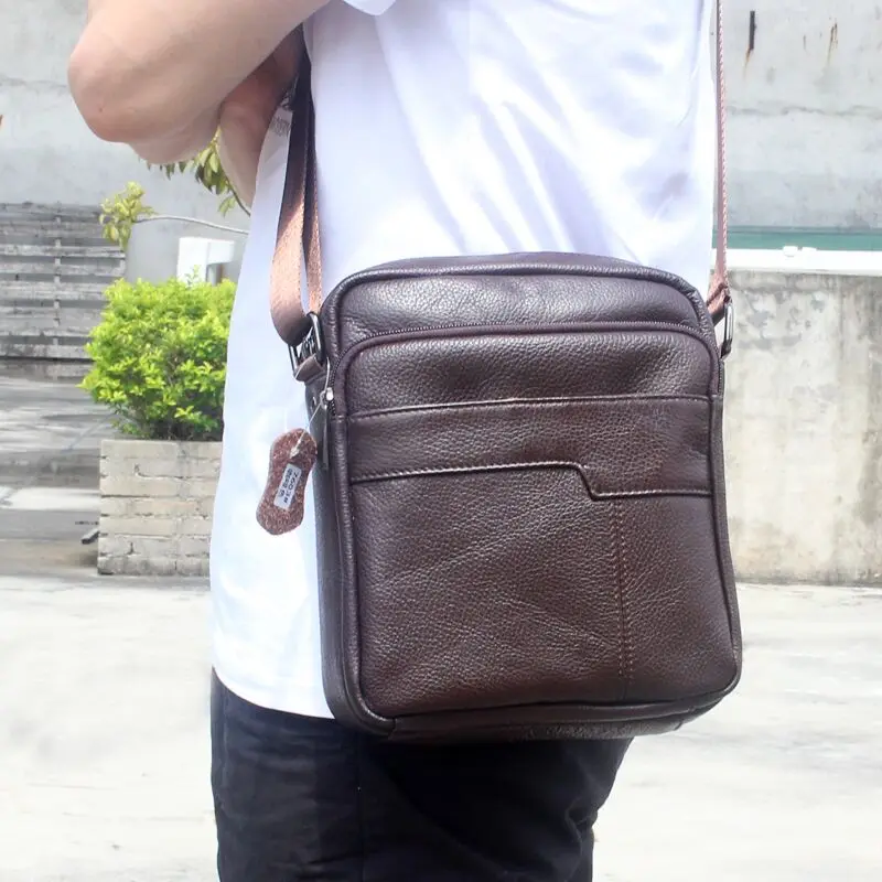 WESTAL الرجال حقيبة كتف الرجال جلد طبيعي رفرف سستة خمر الذكور رجل crossbody أكياس للرجال رسول حقيبة جلدية 7603