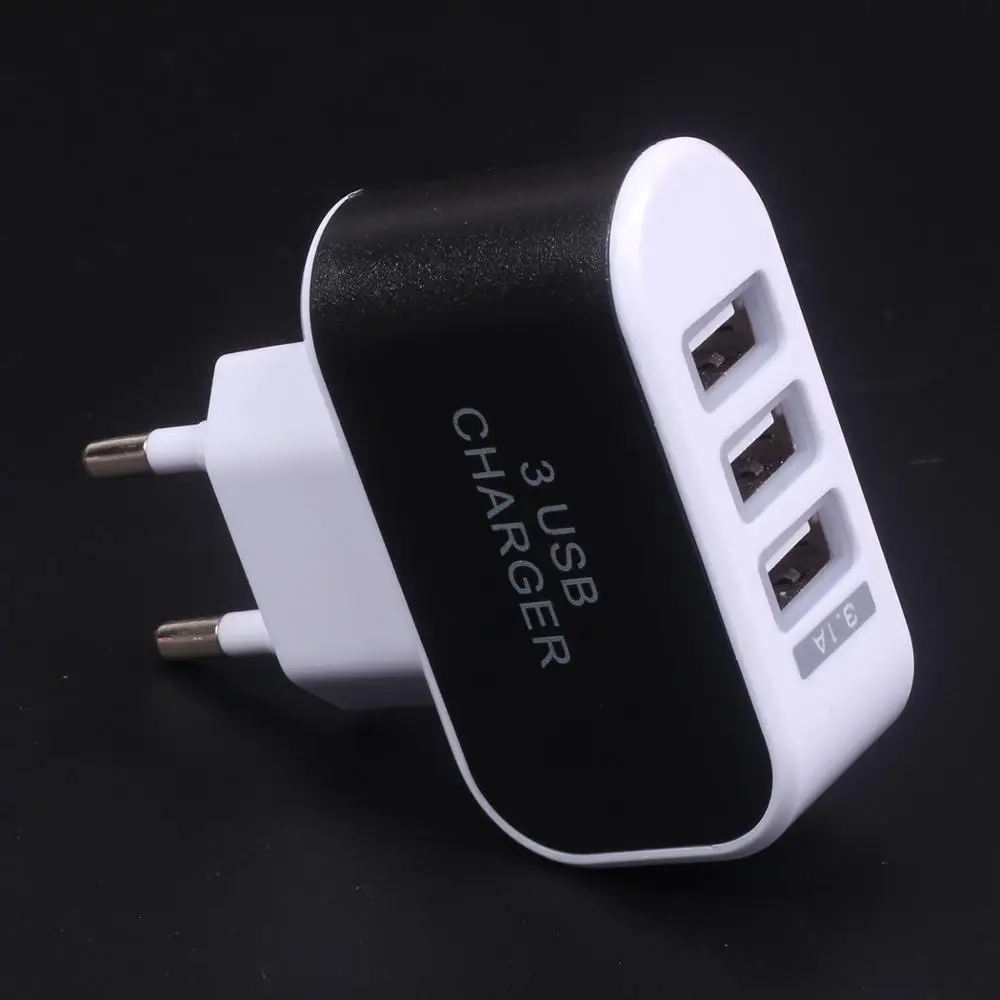5 V 3.1A العالمي شاحن USB للسفر محول جدار المحمولة الاتحاد الأوروبي التوصيل الهاتف المحمول الذكية شاحن آيفون سامسونج LG HTC هواوي