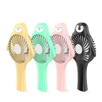 

Penguin Handheld USB Rechargeable Fan Cooler Portable 3 Speed Adjustable Mini Fan Desktop Cooling Fan