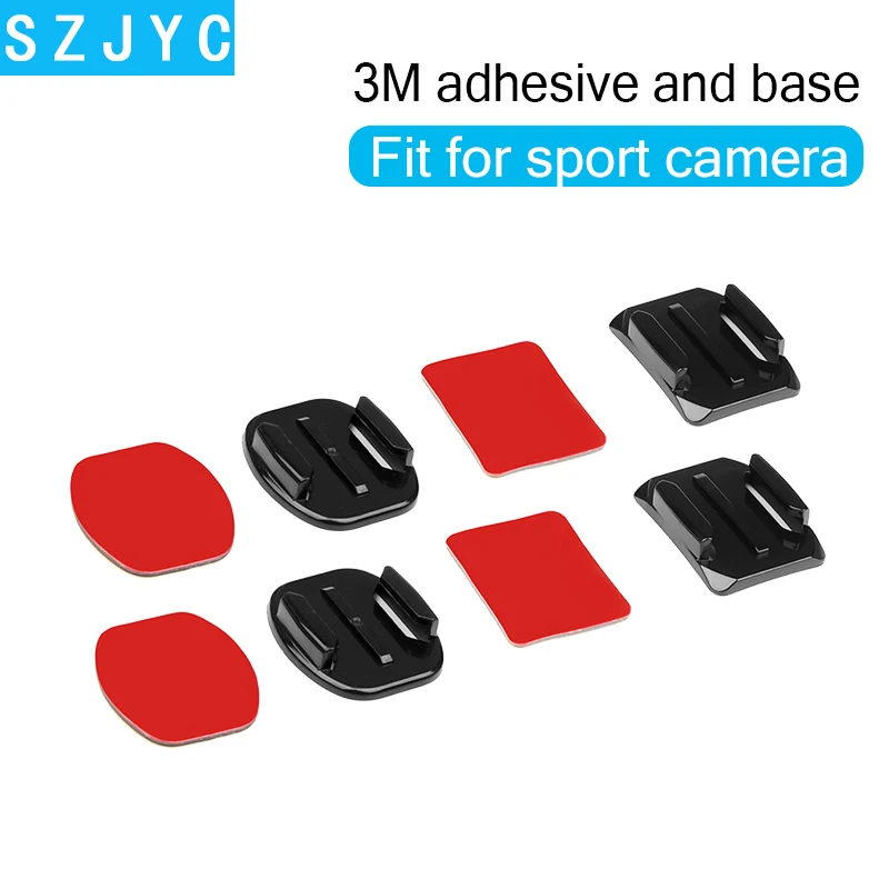 

Go pro Accessories Sticker Flat Curved Adhesive 3M VHB Mount surfboard surfaced helmets for GoPro HD Hero 7 6 5 4 3Xiaomi Yi