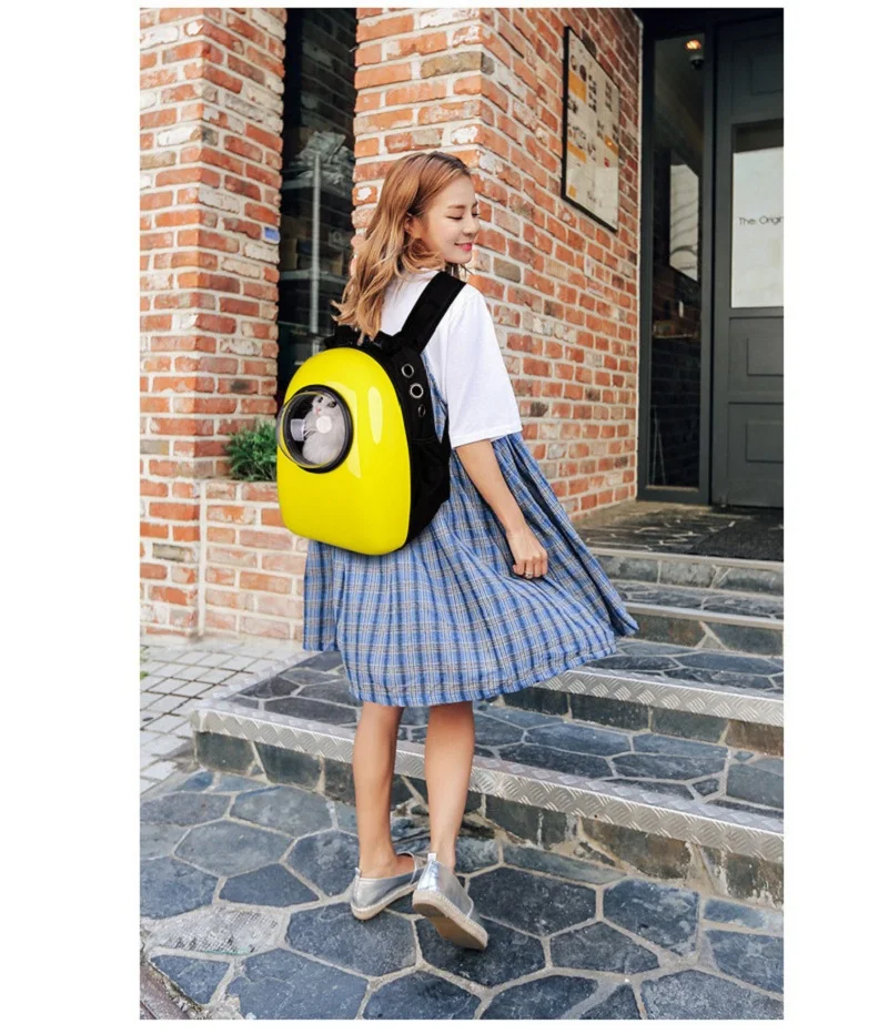Космическая капсула ПЭТ Pet Carrier Рюкзак мешок собака Портативный кошка Кошка