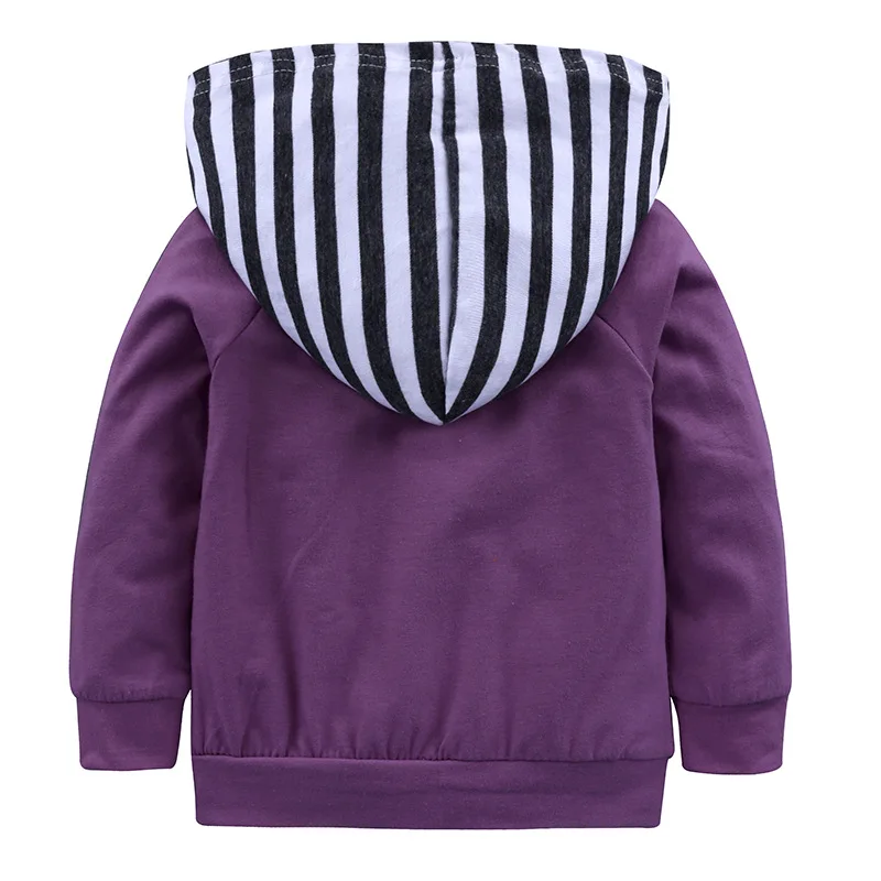 Kids Tales/Новинка одежда для детей стрейч свитер фиолетовый цветочный с длинными рукавами кусок полоса шляпа костюм