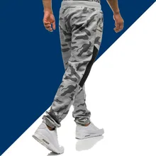 Камуфляжные мужские брюки в стиле милитари Свободные тренировочные штаны с резинкой в талии Мужская одежда s новые удобные брюки карго Джоггеры мужские