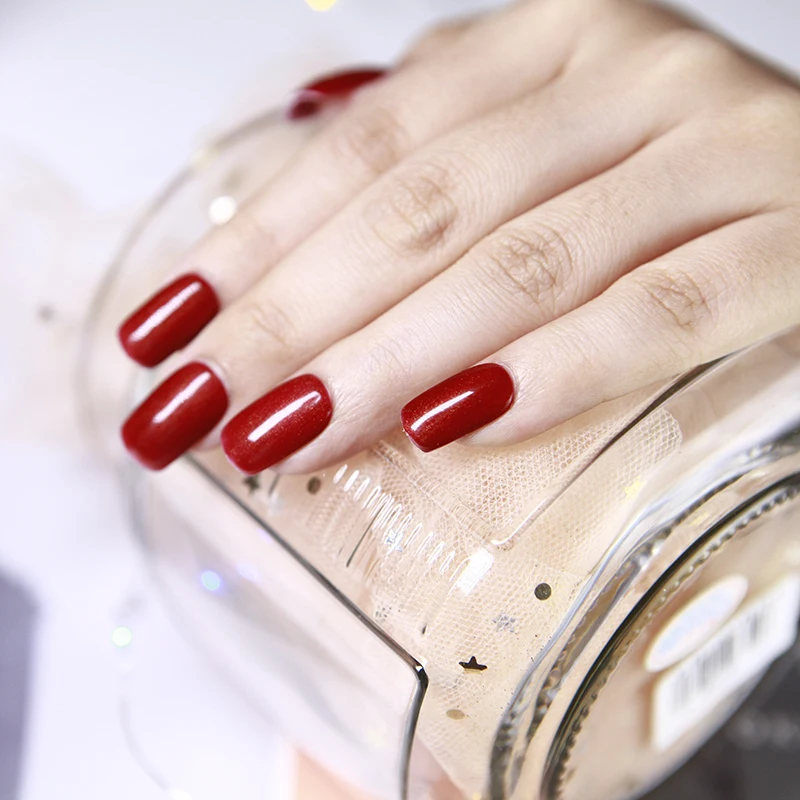Belle Fille 8 мл красный УФ гель лак для ногтей замочить от Vernis дизайн полу стойкий