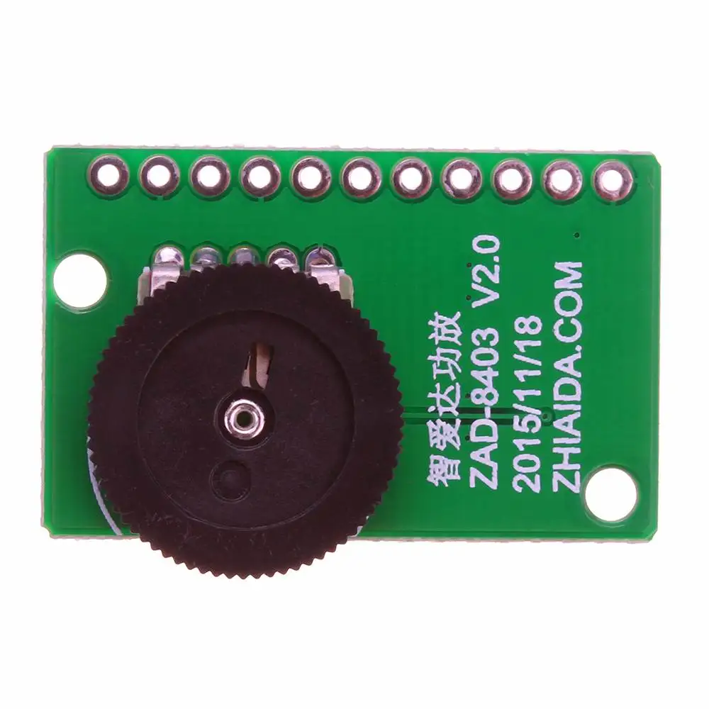 

LEORY PAM8403 Dual Channel Power Stereo Amplifier Board DC5V 3W Digital Amplifier Module for speaker