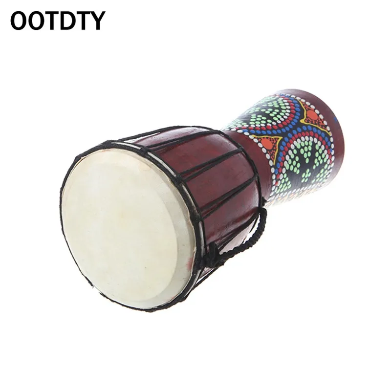 OOTDTY 30 см Профессиональный Африканский Djembe барабан Bongo деревянный хороший звук музыкальный инструмент