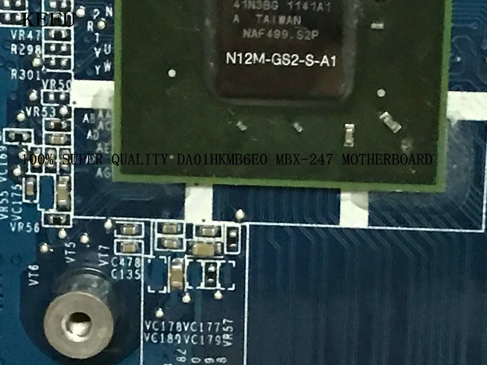 Kefu MBX-247 DA0HK1MB6E0 для охлаждающий вентилятор SONY VPC EH серийная материнская плата для ноутбука DDR3 HM65 с видеокартой