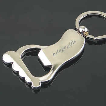 

Personalzied Footprint shape Stainless Steel Bottle Opener Portable Beer Opener custom with your logo and name MR+MS
