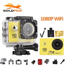 Goldfox 1080P Wifi Action Camera 2.0″ 170D Underwater 30M Waterproof Sports DV go Diving pro cam Bike Helmet Cam Mini Camcorder