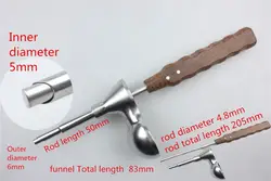 Медицинские ортопедические инструмент поясничного отдела позвоночника позвонка PEEK Fusion клетке костным Воронка внешний диаметр 6 мм