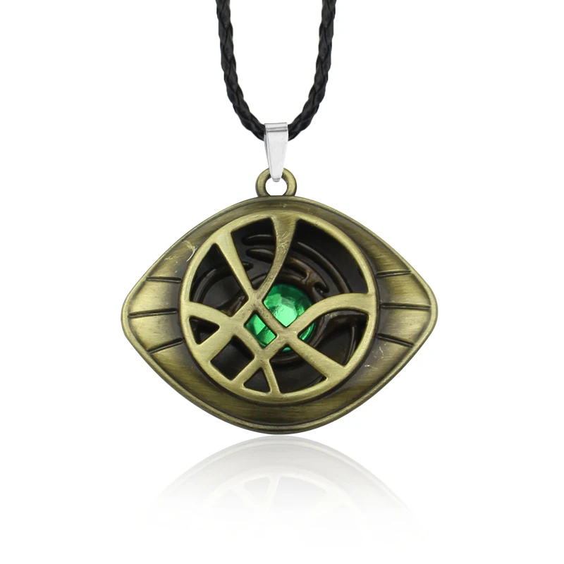 

Avengers: Infinity War Doctor Strange Necklace Crystal Eye of Agamotto Pendant Fashion Necklaces Gift Jewelry Accessories
