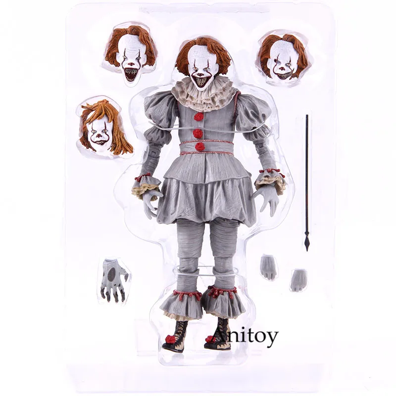 NECA Стивен Кинг это Ultimate Well House клоун Pennywise фигурка экшн ПВХ фильм ужасов куклы Коллекционная модель игрушки - Цвет: without retail box