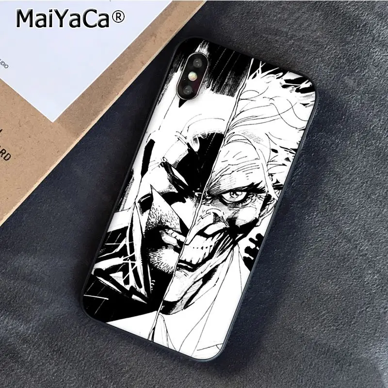 MaiYaCa супергерой Бэтмен логотип новинка чехол для телефона Fundas для iphone 11 Pro Max 8 7 6 6S Plus X XS MAX 5 5S SE XR - Цвет: A15