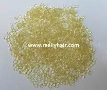 Wig glue insolubility senior transparent yellow hair extension protomere 500 bag