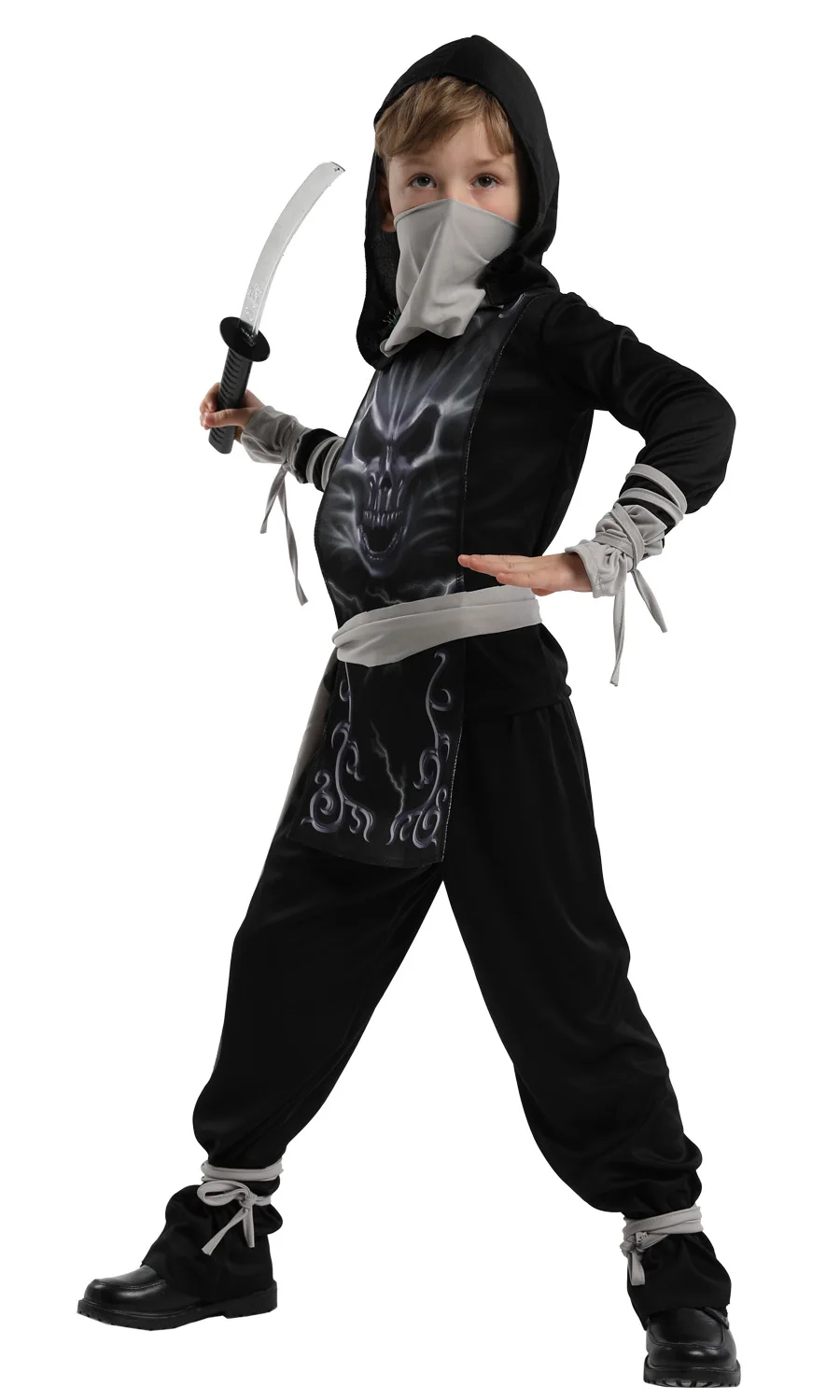 

Children's Halloween Cosplay Costume ninja Costumes for kids Fancy Party decorations supplies children gifts Purim Party dress