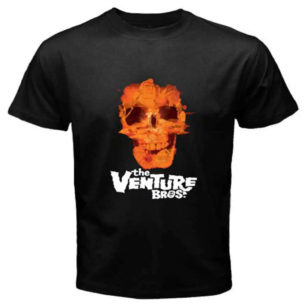 THE VENTURE BROS Venture Brothers анимированная Мужская черная футболка с героями мультфильмов