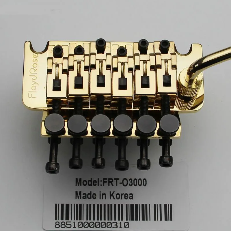

Double swing bridge O3000 Floyd Rose Original Tremolo System Bridge With R3 Nut Gold