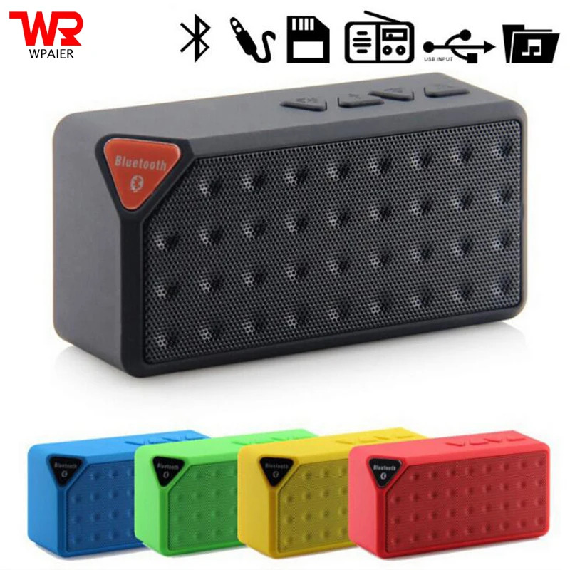 

WPAIRE X3 Wireless bluetooth speaker Water Cube portable mini speaker wireless bluetooth audio Universal type support TF/USB