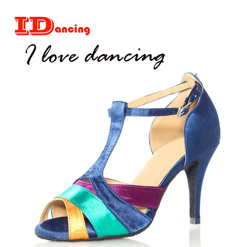 IDancing свежий цвет Бальные женская обувь Блеск обувь в латинском стиле blingbling горячая Распродажа zapatillas deportivas mujer