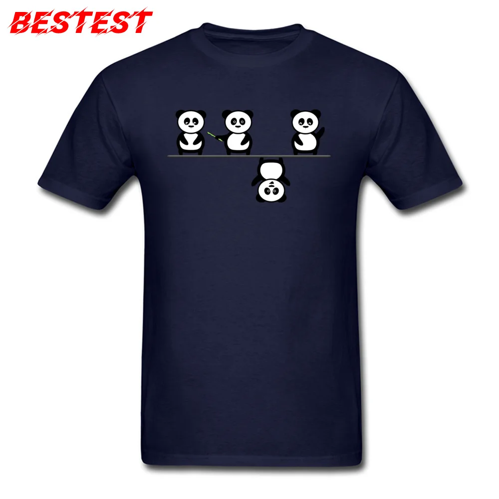 Another perspective for the panda Prevailing Short Sleeve Funny T Shirt Pure Cotton O-Neck Adult Tops Shirts Tees Mother Day Another perspective for the panda navy