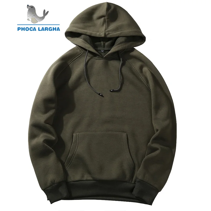 Men's Hoodies 2019 Spring Thick Fleece Hoody Sweatshirts  For Man Casual Long-Sleeve Patchwork Pullover Hooded  Tracksuit Male 