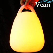 Год многоцветная перезаряжаемая Беспроводная батарея управляемая Водонепроницаемая ip67 Светодиодная настольная лампа переносная лампа