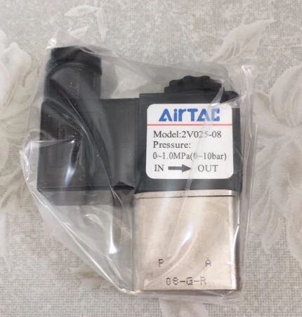 

24V 220V Airtac 2V025-08 2/2 way Oxygen Solenoid valve CNC flame cutting machine acetylene solenoid valve