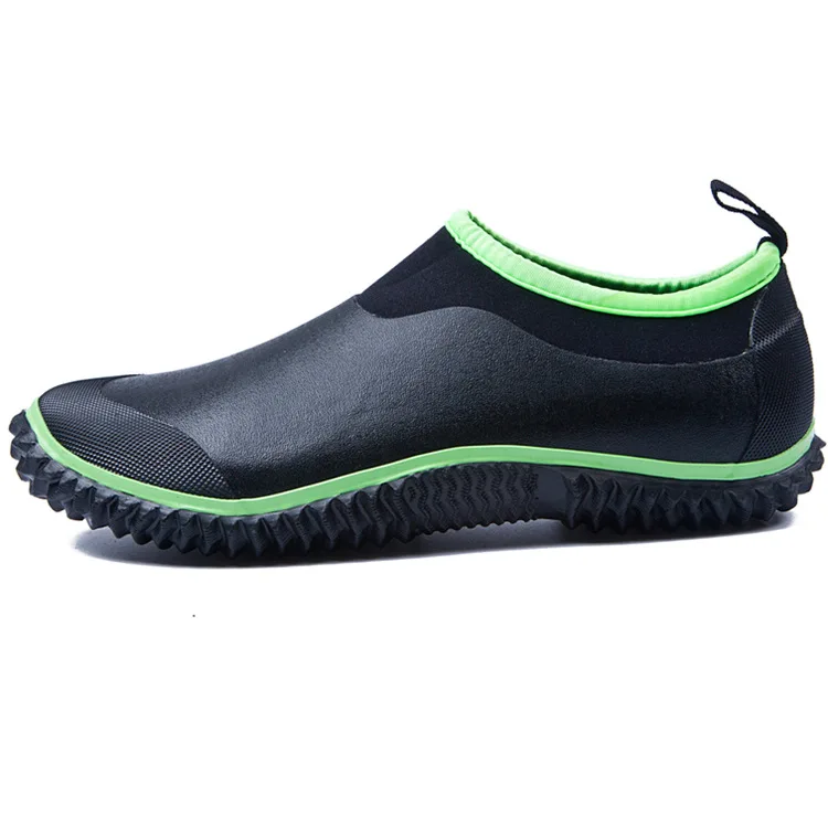 Aleafalling/резиновые сапоги теплые ботинки унисекс в британском стиле на платформе без шнуровки из водонепроницаемого полиуретана; ботильоны черного цвета; цветная женская обувь; w222 - Цвет: Зеленый